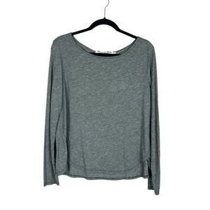 Michael Stars Gray Long Sleeve Women's Top One Size Fits Most